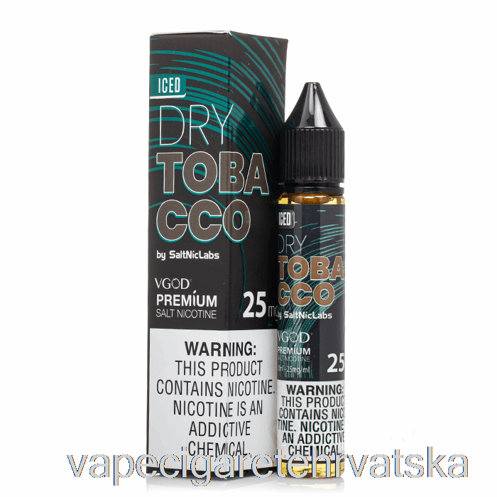 Vape Hrvatska Iced Dry Tobacco - Vgod Saltnic - 30ml 25mg